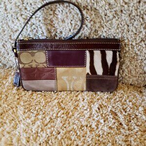 Coach Patchwork Wristlet